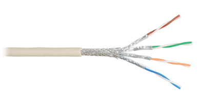 Кабель NIKOLAN S/FTP 4 пары, Кат.6a (Класс Ea) 305м