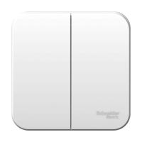 Выключатель 2-кл. ОП Blanca 10А IP20 (сх. 5) 250В с изолир. пластиной бел. SchE BLNVA105011