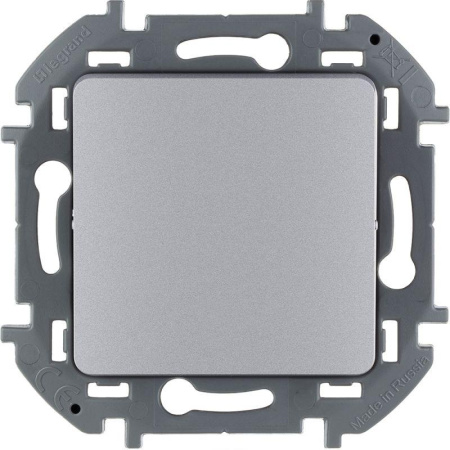 Механизм выключателя 1-кл. Inspiria 10А IP20 250В 10AX алюм. Leg 673602