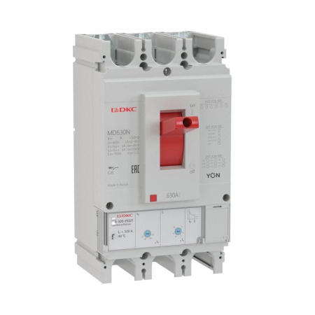 Выключатель автоматический YON MD630F-TM400 в литом корпусе DKC MD630F-TM400