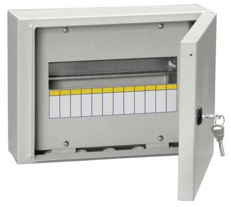 Корпус металлический ЩРн-12з-0 У2 IP54 IEK MKM11-N-12-54-Z